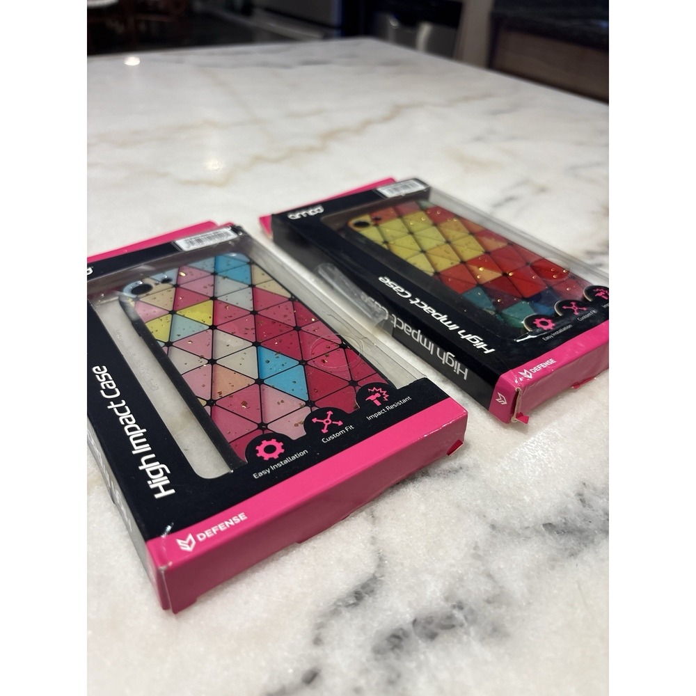 Brand New 2 Pack iPhone 6 7 9 Defense High Impact Case with Screen Protector